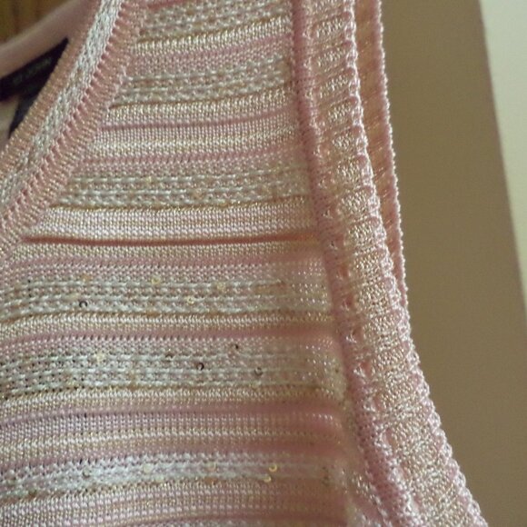 St. John Waterfall Cardigan Sweater+Tank Shades of Pink-Large NEW $1595 - Picture 10 of 16